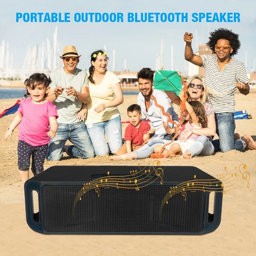 Lauter Bluetooth Lautsprecher Kabellos Wasserdicht Outdoor Stereo Bass USB/TF/FM Radio - Bild 2 von 16