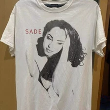 Sade Album Basic Style Graphic White Tee Unisex T shirt Reprint S-5XL KH13329