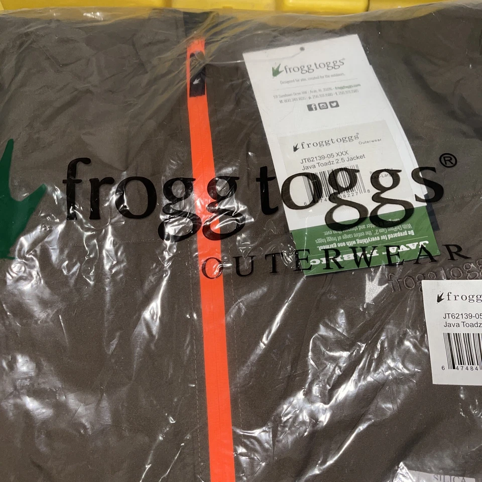 Frogg Toggs Java Toadz 2.5 夹克石大号 JT62139-05xx XX-LARGE MM60 — 第 4/4 张图片