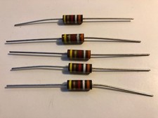5pcs RC32G 3.9K ohms 1W Allen Bradley 5% Carbon Comp resistors 