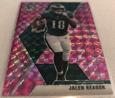 2020 Panini Mosaic Football Jalen Reagor Philadelphia Eagles Pink Camo Prizm RC