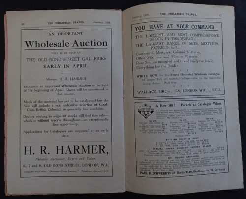 1929 Great Britain Philatelic Trader and Fraud Reporter Booklet - Bild 9 von 9