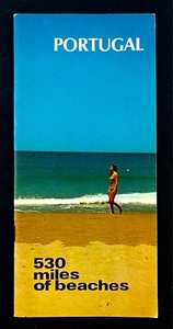 1971 Portugal Beaches Guide Estoril Algarve Recreation Vintage Travel Brochure