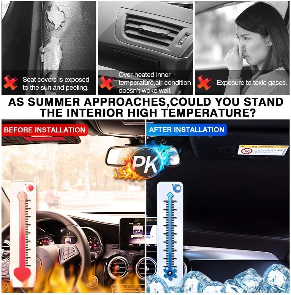 Солнцезащитный козырек на переднее лобовое стекло фургона Ford Econoline серии E 1992-2025 годов выпуска - Изображение 2 из 4