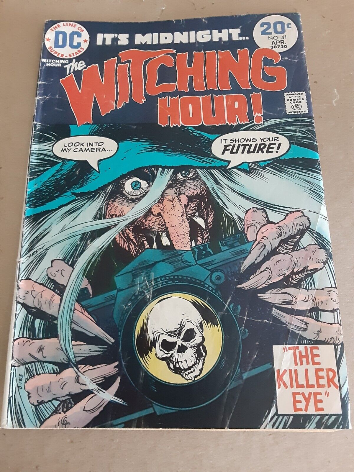 The Witching Hour # 41 DC " The  Killer Eye!" 1974 GD+