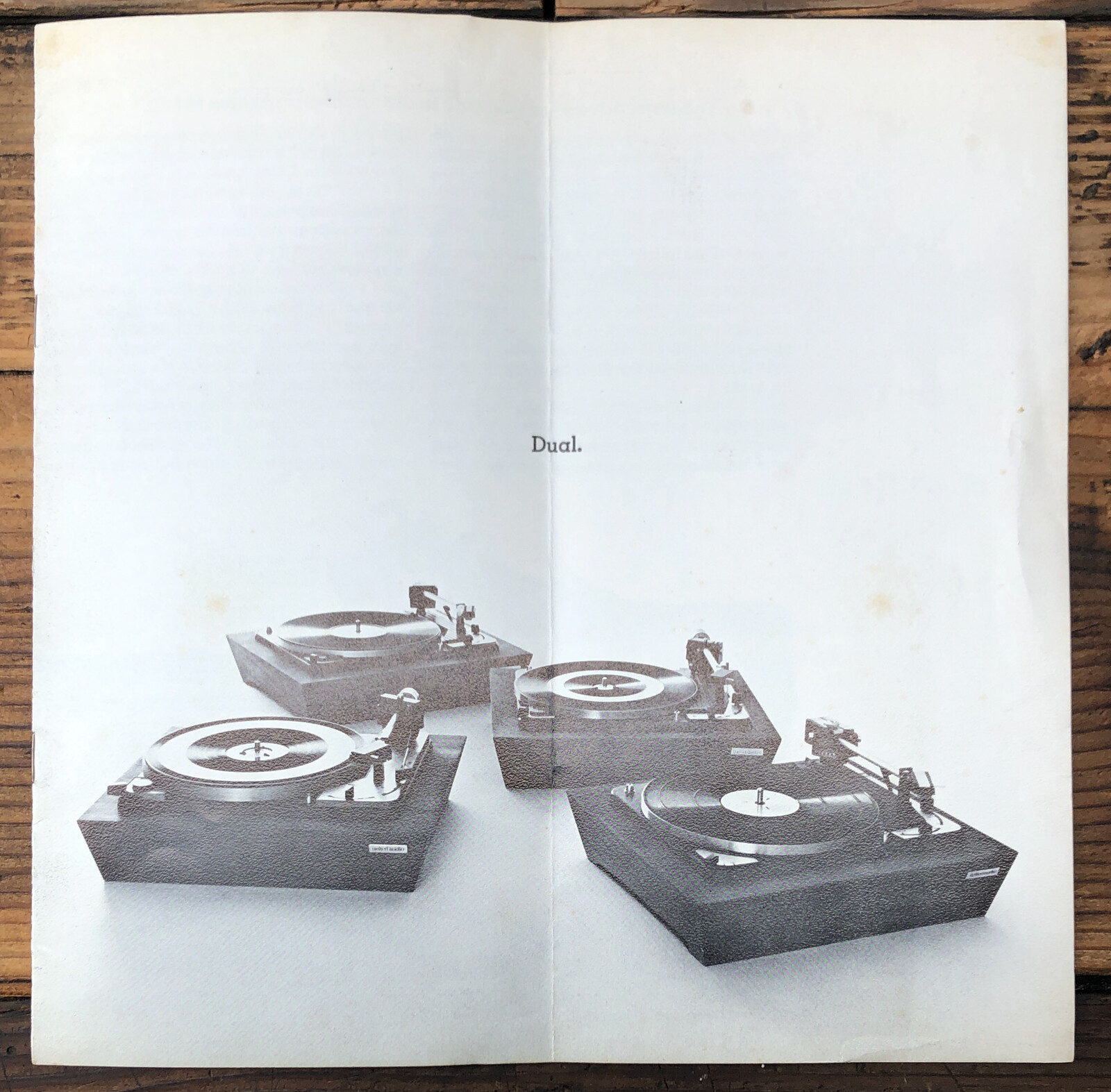 Dual  Model 1019 Record Player / Turntable 7 pg  Dealer Brochure *Orig*