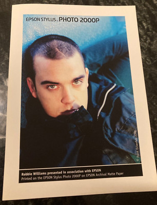 ROBBIE WILLIAMS TOUR ORIGINAL SMALL POSTER - EPSOM ADVERTISING