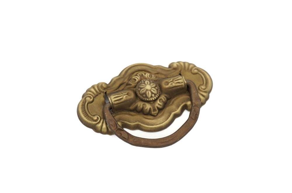 Victorian Single Post Antique Cabinet Pull Depression Era Hardware  