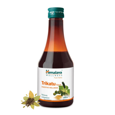 Herbal Trikatu Piperine Gingerols Syrup Relieves Indigestion 200 ml F/Ship