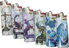 Bic Zodiac Astrology Lighters 6-Count