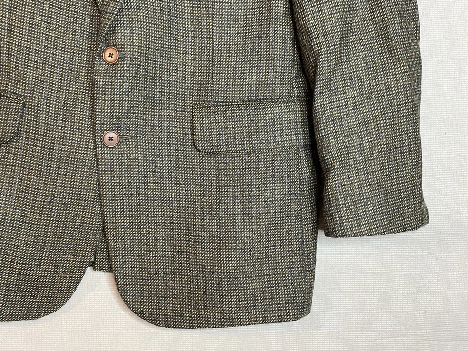 Lands End Mens Blazer Size 42 Reg 50/50 Wool & Mohair 2 Button Closure  - Image 4 of 4