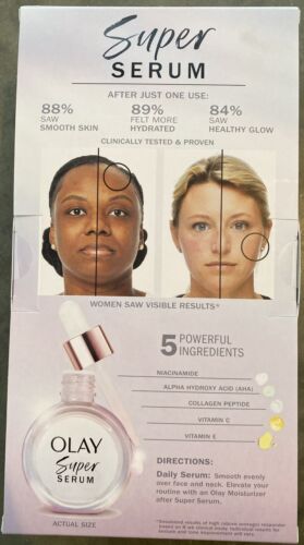 Olio di Olay SUPER SERUM 2- 30 ml (1,0 once) 60 ml TOTALE pelle dall'aspetto migliore - nuovo - Foto 2 di 4