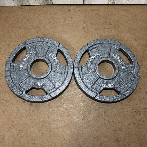 2-5 LB Olympic Size Weight Plates CHAMPION BARBELL