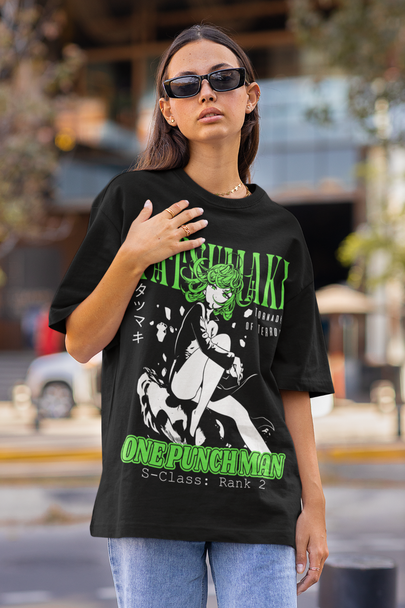 Tatsumaki T-shirt One punch Man Anime Manga Villain Kawaii Funny