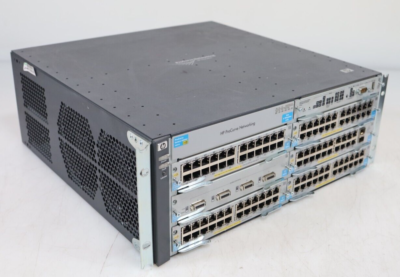 HP ProCurve 5400zl Series 5406zl J8697A Switch 3x J9534A 1x HP ProCurve 5400zl Series 5406zl J8697A Switch 3x J9534A 1x