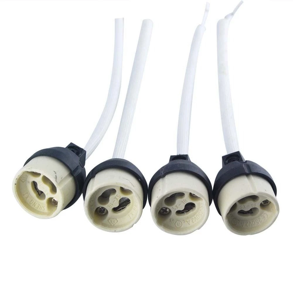Ceramic Lamp Holder 18 24CM Socket Adapter for LED Spot Light Bulb