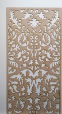 Radiator Cabinet Decorative Screening Perforated 3,4 & 6mm thick MDF laser cutG2