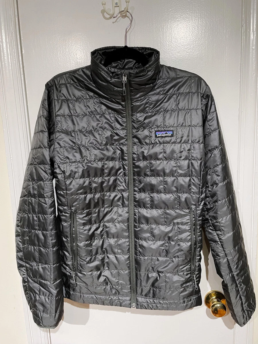 NWT $229 Patagonia Nano Puff Jacket Forge Grey Small (Men's