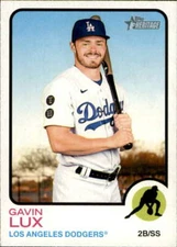 2022 Topps Heritage #397 Gavin Lux NM-MT Dodgers ID:41415