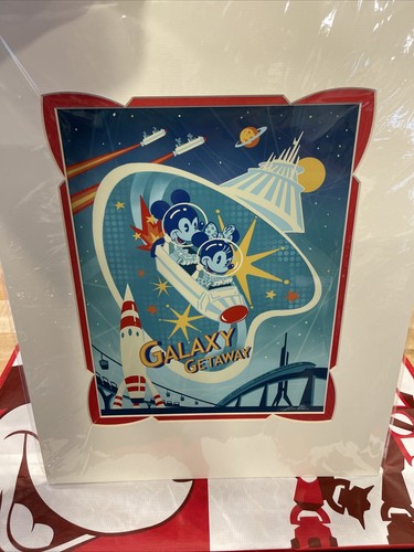 Disney Parks Magic Kingdom Coulter Deluxe Print Galaxy Getaway Space Mountain