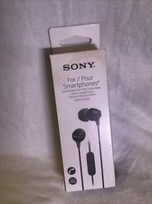 Sony MDR-EX15AP In-Ear Earbud with Microphone - Black MDREX15AP/B 