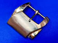 Unique Shaped Raised Gold Color Vintage Replacement Belt Buckle