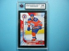 2015/16 UPPER DECK HOCKEY CARD DAY #CAN6 CONNOR MCDAVID ROOKIE KSA 10 GEM MT UD