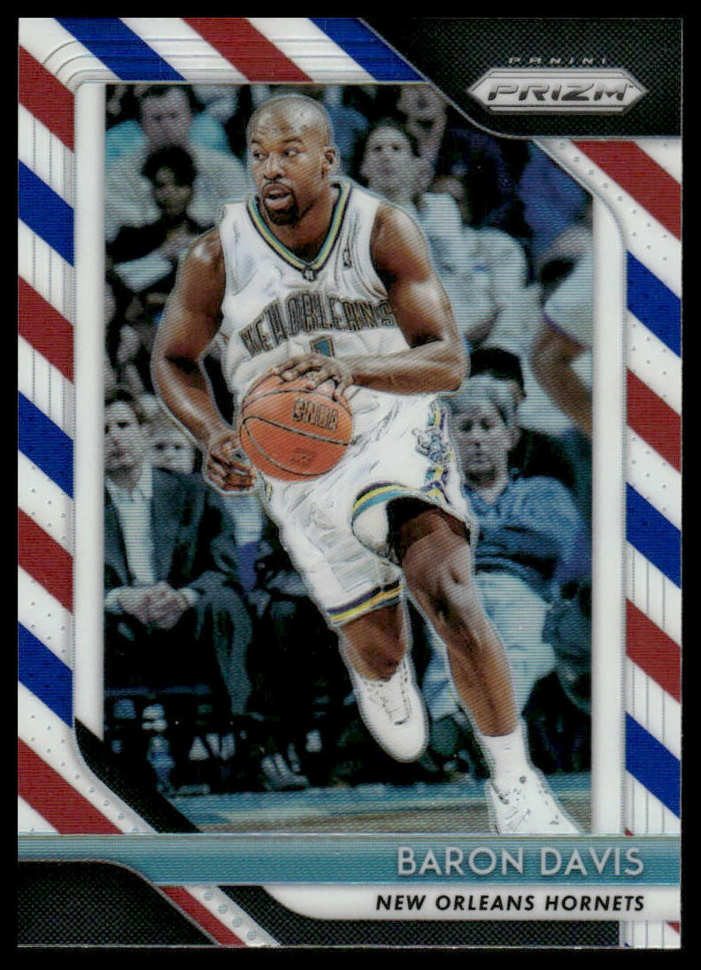 2018-19 Panini Prizm #215 Baron Davis Prizms Red White and Blue