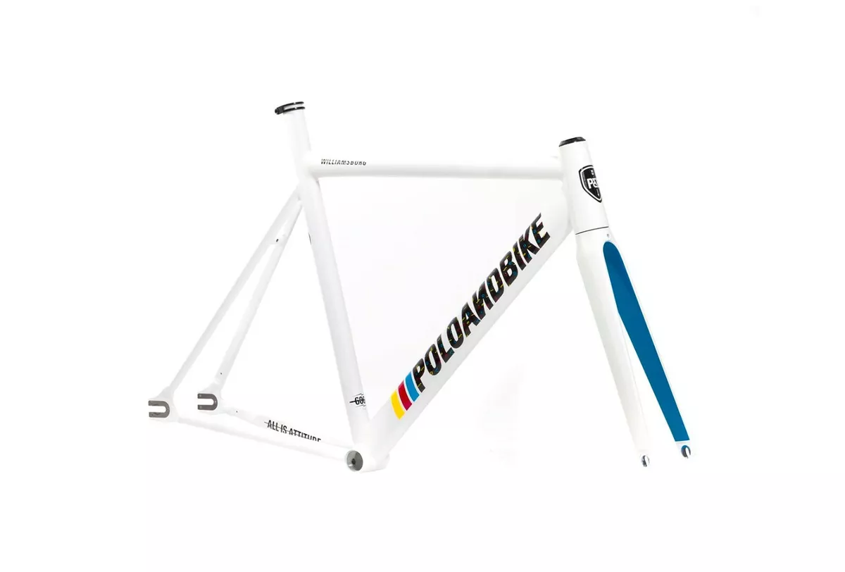 POLOANDBIKE Williamsburg Frameset Available in Blue White or Black 52cm