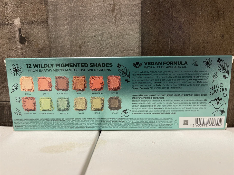 Urban Decay Wild Greens Eyeshadow Palette - NEW - Image 2 of 2