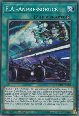 Yugioh COTD-DE089 - F.A.-Anpressdruck - 1. Auflage