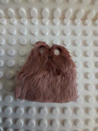 LEGO CUSTOM - REDDISH BROWN - Minifigure Cape Cloth Aspect Fourrure - Style Fur - Bild 2 von 4