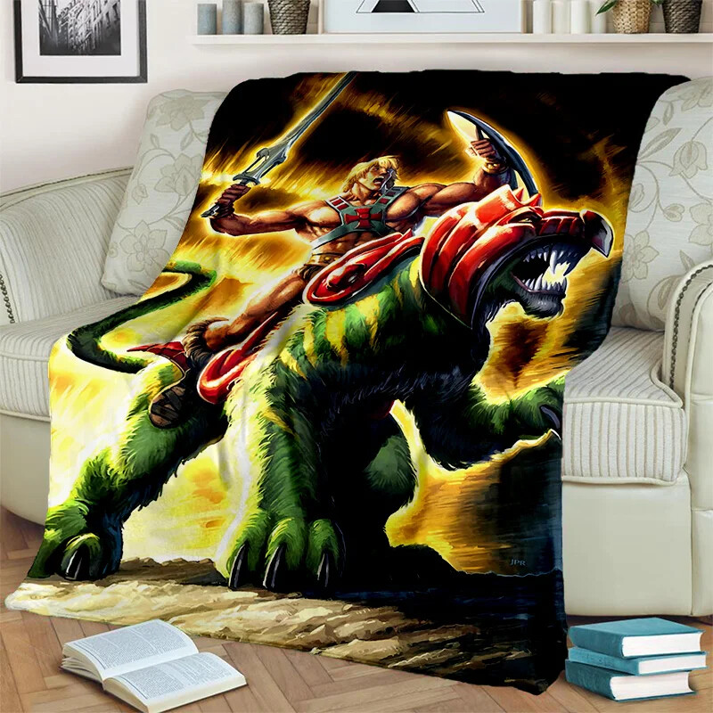 He Man Masters of The Universe Blanket Lightweight Throw Blanket Car