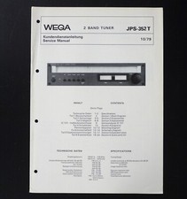 Original WEGA JPS-352T Tuner Service Manual / Service Anleitung S-3