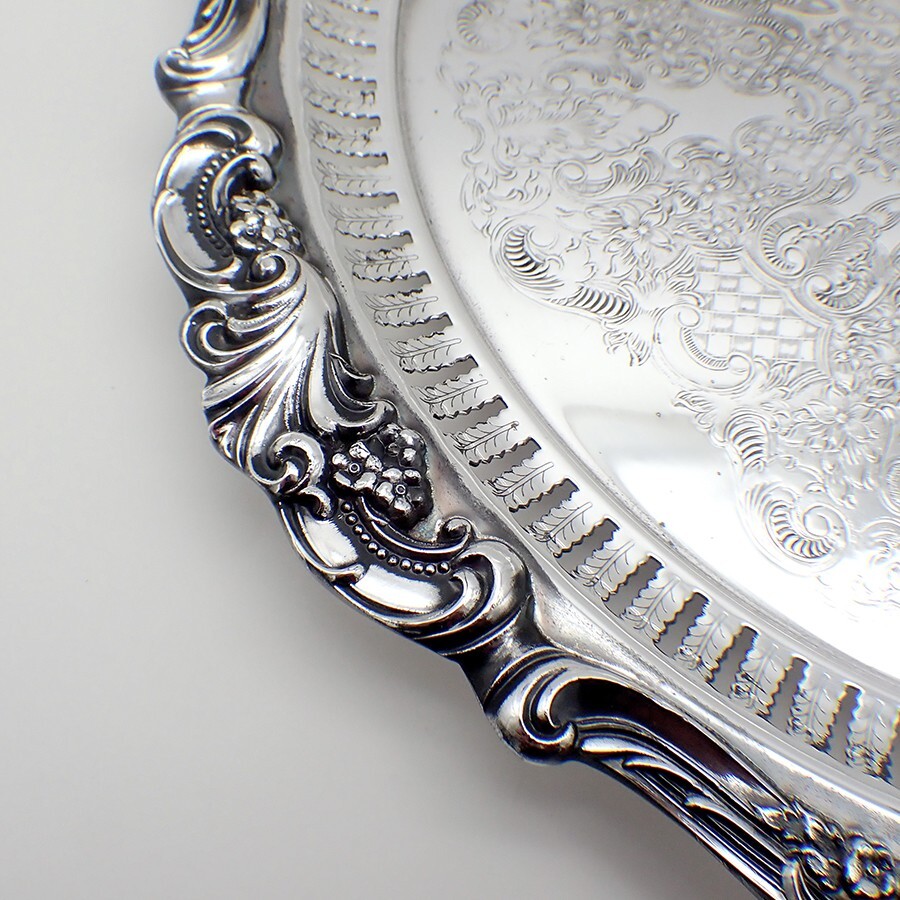 Baroque Tray Bowl Wallace 296 Silverplate | eBay