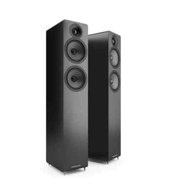 Two (2) Acoustic Energy AE109² Tower Speakers-Black - BRAND NEW