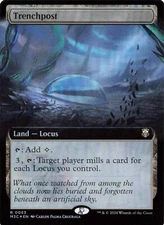 Trenchpost (Extended Art) (Ripple Foil) - Commander: Modern Horizons 3 (M3C)