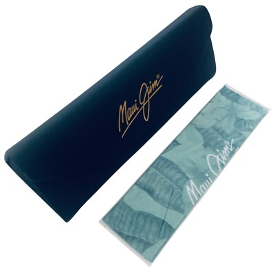 MAUI JIM Sunglasses Case + Cloth Small Clam Case, Durable Sunglasses Protector by Maui Jim  main image 4