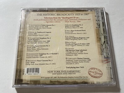 New York Philharmonic The Historic Broadcast 1923 To 1987