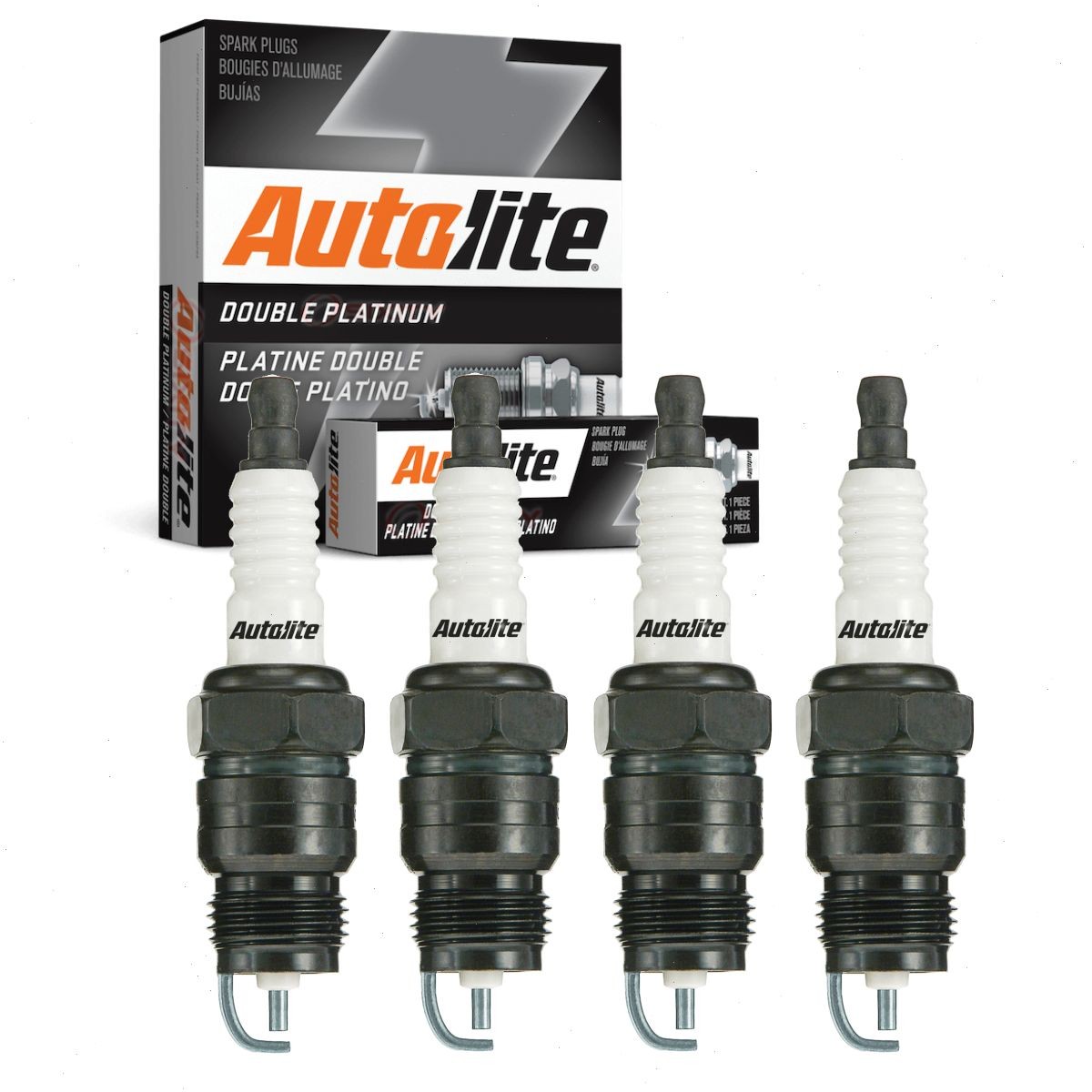 4 pc Autolite Double Platinum APP5125 Spark Plugs for 7510 41-823 Ignition ai