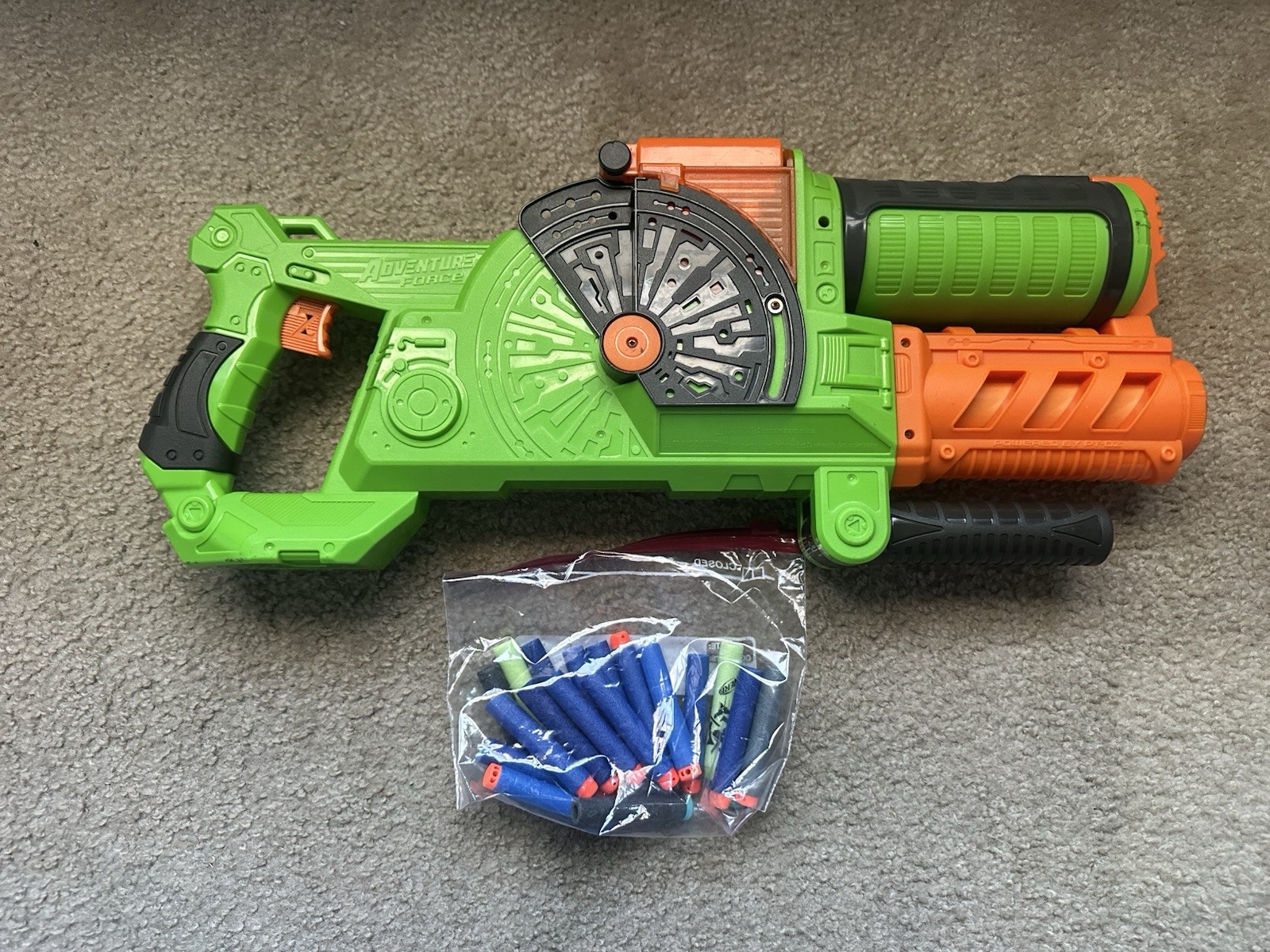 Adventure Force Commandfire Motorized Blaster Tested