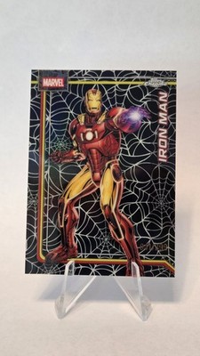 2026 Topps Chrome Marvel Comics Iron Man Spider-Web Refractor /399