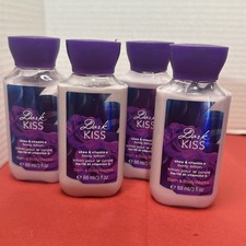 Bath  Body Works DARK KISS Body Lotion Moisturizer Shea  Vitamin E 3oz 4-pack