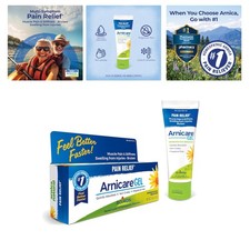 2.6 oz Arnica Montana Gel for Joint Pain Relief - Fragrance-Free Effective