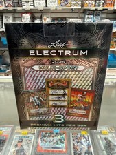 2025 Leaf Electrum Multi-Sport HOBBY BOX 3 Premium Cards Factory Sealed