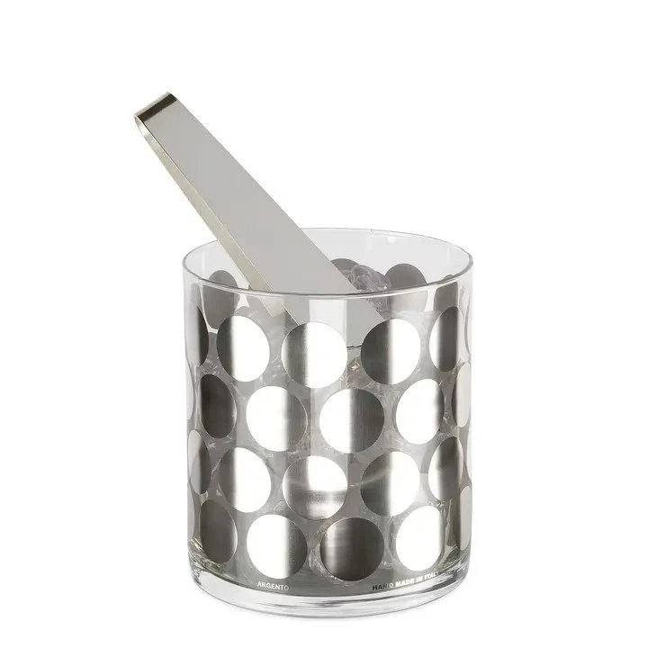 Egizia, Juego de Copas "Punto-Argento" - 6 Decoradas Hechas a Mano Serigrafía... Foto 4 de 4