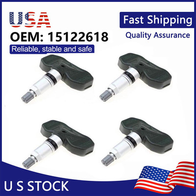 4PCS TPMS TIRE SENSOR 15122618 FOR CHEVY COLORADO GMC CANYON HUMMER H3 H3T