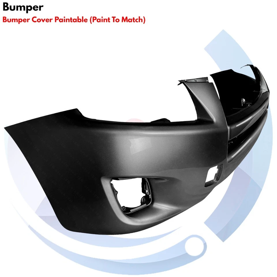 Front Bumper Cover Fascia & Fog Light Assembly Kit For 2009-2012 Toyota RAV4 Foto 3 de 4