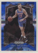 2019-20 Panini Prizm Rookie Blue Ice Prizm 64/99 Ignas Brazdeikis #284 y8h