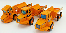 3 x Joal 1:50 REF.231 Volvo BM A25 5350 Tipping Dumper Trucks NO BOX (BOX 3)